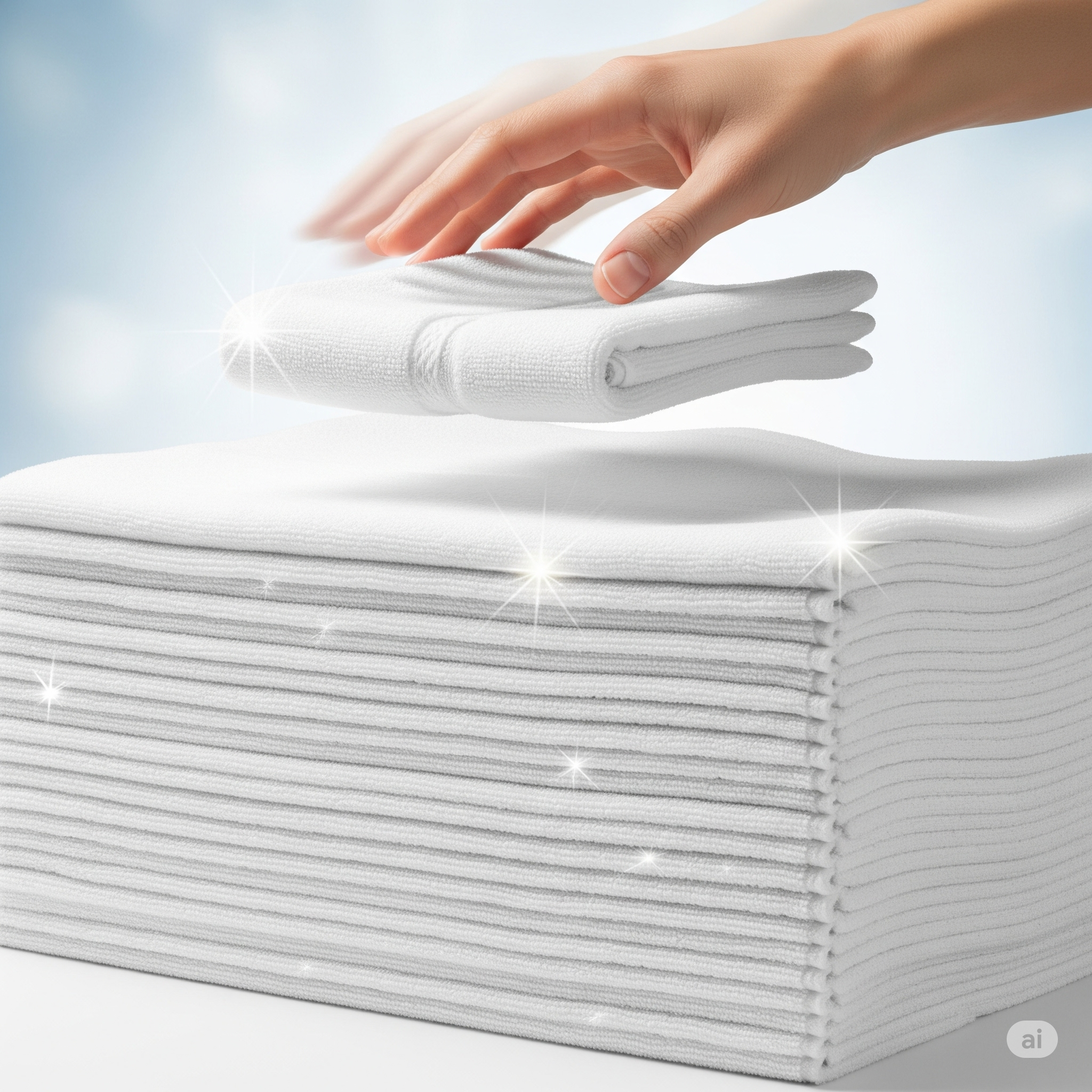 Stack Of White Towels
