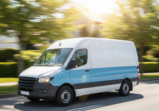 Laundry Van Blue Stripe (1)